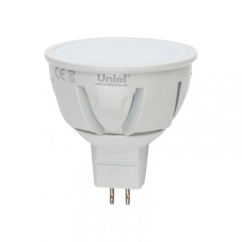 Лампа светодиодная диммируемая (08703) GU5.3 7W 3000K JCDR матовая LED-JCDR-7W/WW/GU5.3/FR/DIM (Китай)
