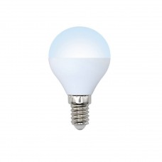 Лампа светодиодная Volpe диммируемая (10701) E14 6W 4500K шар матовый LED-G45-6W/NW/E14/FR/DIM/O