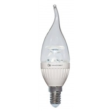 Лампа светодиодная Наносвет диммируемая E14 6,5W 2700K свеча на ветру прозрачная LC-CDTCL-D-6.5/E14/827 L232