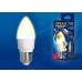 Лампа светодиодная диммируемая (UL-00004297) E27 7W 3000K матовая LED-C37 7W/3000K/E27/FR/DIM PLP01WH (Россия)