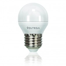 Лампа светодиодная Voltega диммируемая E27 5.7W 4000К шар матовый VG2-G2E27cold6W 8442