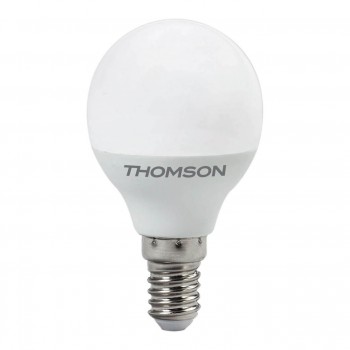 Лампа светодиодная диммируемая Thomson E14 6W 3000K шар матовая TH-B2153 (ФРАНЦИЯ)