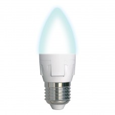 Лампа светодиодная Uniel диммируемая (UL-00004295) E27 7W 4000K матовая LED-C37 7W/4000K/E27/FR/DIM PLP01WH