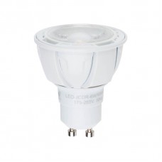 Лампа светодиодная Uniel диммируемая (UL-00003988) GU10 6W 4000K матовая LED-JCDR 6W/NW/GU10/FR/DIM PLP01WH