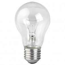 Лампа накаливания ЭРА E27 75W 2700K прозрачная A50 75-230-E27 (гофра)