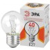 Лампа накаливания ЭРА E27 40W прозрачная ДШ 40-230-E27-CL (Россия)