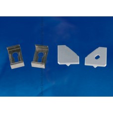 Набор аксессуаров для алюминиевого профиля (4 шт.) Uniel UFE-N04 Silver