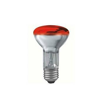 Лампа накаливания рефлекторная R63 Е27 40W красная 23041 (Германия)
