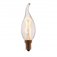 Лампа накаливания Loft IT E14 40W свеча на ветру прозрачная 3540-TW