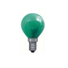 Лампа накаливания Paulmann Е14 25W шар зеленый 40123