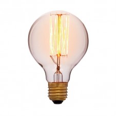 Лампа накаливания Sun Lumen E27 40W шар золотой 051-972а