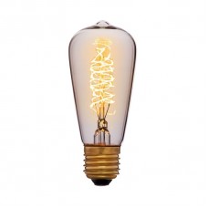 Лампа накаливания Sun Lumen E27 60W колба прозрачная 052-245
