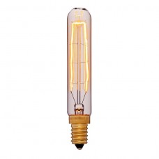 Лампа накаливания Sun Lumen E14 40W трубчатая золотая 054-188