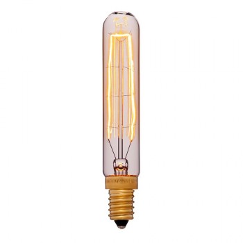 Лампа накаливания E14 40W трубчатая золотая 054-188 (Китай)