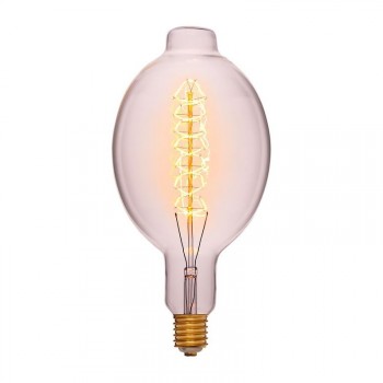 Лампа накаливания E40 95W груша прозрачная 052-146 (Китай)
