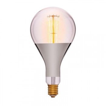 Лампа накаливания E40 95W груша прозрачная 052-108 (Китай)