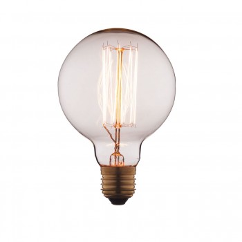 Лампа накаливания E27 60W шар прозрачный G9560 (Испания)