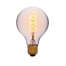 Лампа накаливания Sun Lumen E27 60W шар прозрачный 052-283