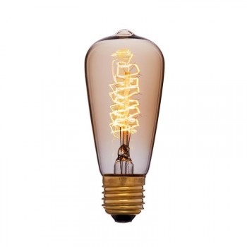 Лампа накаливания E27 40W колба золотая 051-903 (Китай)