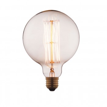 Лампа накаливания E27 40W шар прозрачный G12540 (Испания)