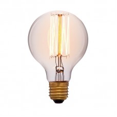 Лампа накаливания Sun Lumen E27 60W шар прозрачный 052-276
