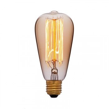 Лампа накаливания E27 40W колба золотая 051-910a (Китай)