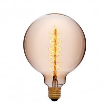 Лампа накаливания Sun Lumen E27 40W шар золотой 052-030