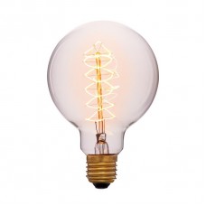 Лампа накаливания Sun Lumen E27 60W шар прозрачный 052-306