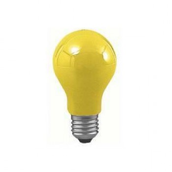 Лампа накаливания AGL Е27, 25W груша желтая 40022 (Германия)