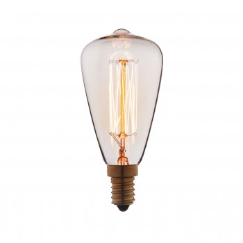 Лампа накаливания E14 60W колба прозрачная 4860-F (Испания)