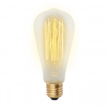 Лампа накаливания (UL-00000482) E27 60W груша золотистая IL-V-ST64-60/GOLDEN/E27 VW02 (Китай)