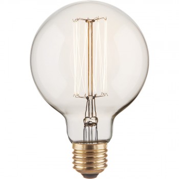 Лампа накаливания диммируемая E27 60W шар прозрачный 4690389082160 (Китай)