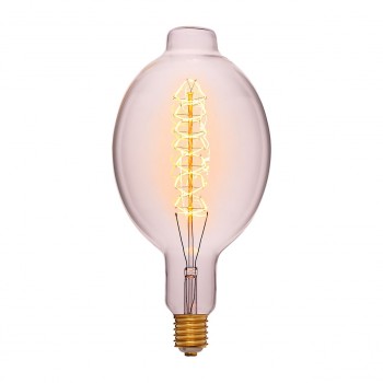 Лампа накаливания E40 95W груша прозрачная 053-822 (Китай)