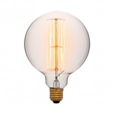 Лампа накаливания Sun Lumen E27 60W шар прозрачный 053-372