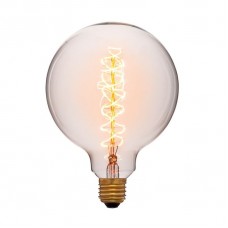 Лампа накаливания Sun Lumen E27 60W шар прозрачный 053-396
