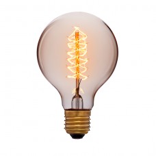 Лампа накаливания Sun Lumen E27 60W шар золотой 053-525