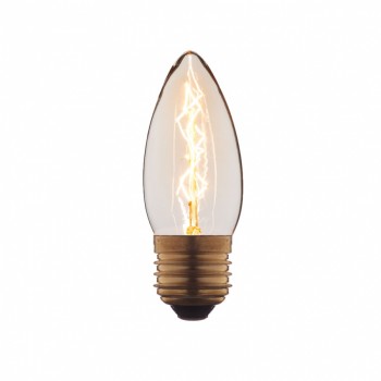 Лампа накаливания E27 40W свеча прозрачная 3540-E (Испания)