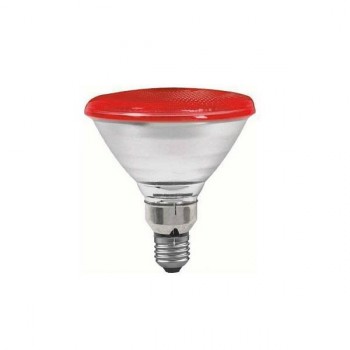 Лампа накаливания рефлекторная PAR38 Е27 80W конус красный 27281 (Германия)