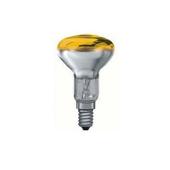 Лампа накаливания рефлекторная R50 Е14 25W желтая 20122 (Германия)