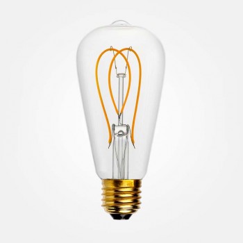 Лампа светодиодная E27 5W колба прозрачная 056-922 (Китай)