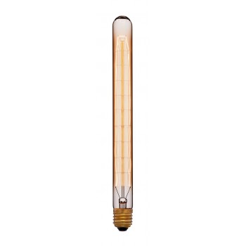 Лампа накаливания E27 40W трубчатая золотая 053-754 (Китай)
