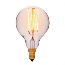 Лампа накаливания Sun Lumen E12 40W шар золотой 053-624