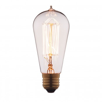 Лампа накаливания E27 60W колба прозрачная 6460-SC (Испания)