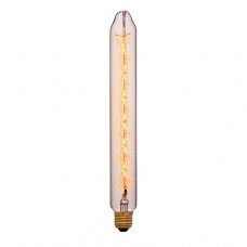 Лампа накаливания Sun Lumen E27 60W трубчатая прозрачная 052-207