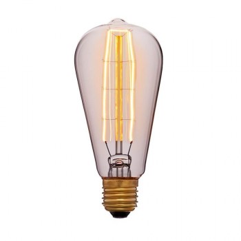 Лампа накаливания E27 40W колба золотая 053-563 (Китай)
