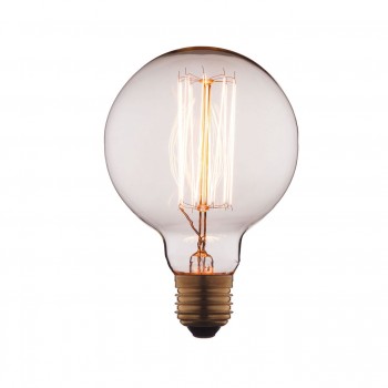 Лампа накаливания E27 40W шар прозрачный G9540 (Испания)