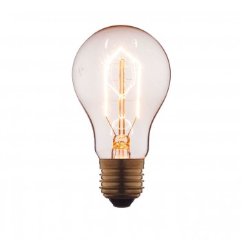 Лампа накаливания E27 60W груша прозрачная 1002 (Испания)