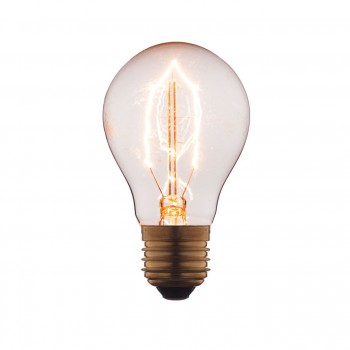 Лампа накаливания E27 40W груша прозрачная 1001 (Испания)