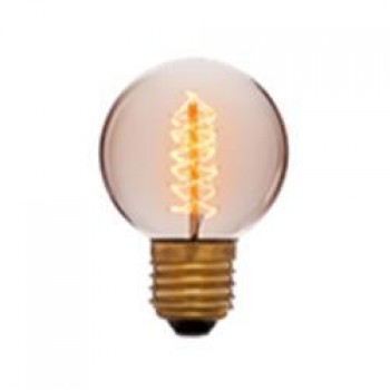 Лампа накаливания E27 25W шар золотой 053-648 (Китай)