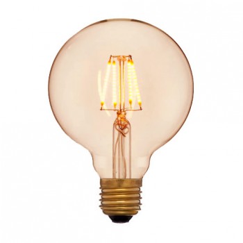 Лампа светодиодная E27 4W шар золотой 056-779a (Китай)